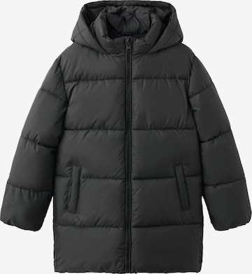 MANGO KIDS Mantel 'AMERLONG' in Zwart: voorkant