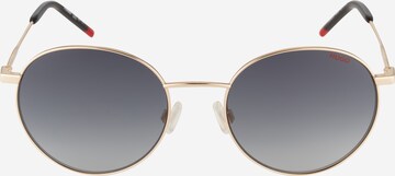 HUGO Okulary przeciwsłoneczne '1215/S' w kolorze złoty