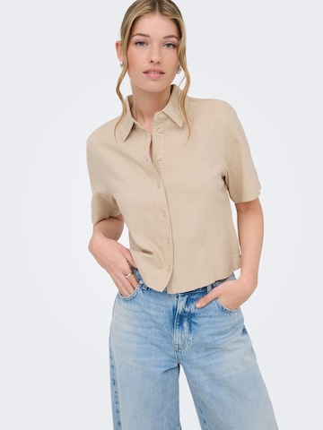 ONLY Bluse 'ONLGoa' i beige