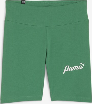 PUMA Sportshorts 'ESS+' in Grün: predná strana