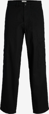 Pantaloni cargo 'JPSTKARL ADAMS' di JACK & JONES in nero: frontale