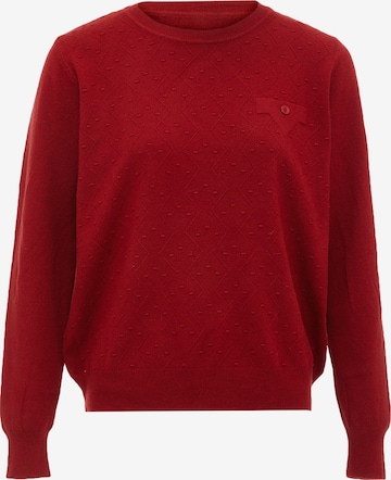 Pull-over LUREA en rouge : devant