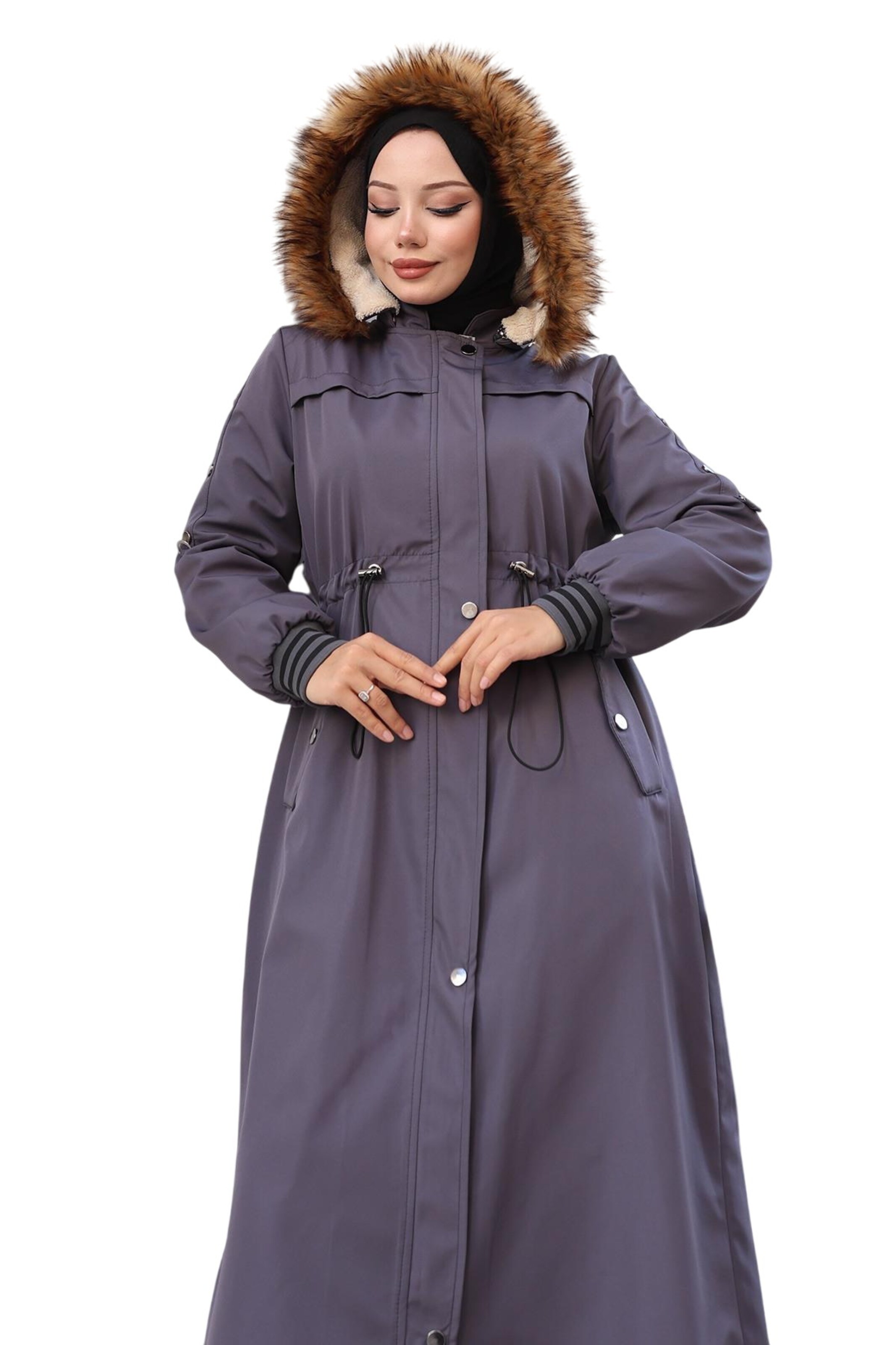 MODAMIHRAM Parka in Grau