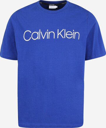 Calvin Klein Big & Tall Shirt in Blue: front