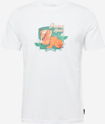 PUMA Performance Shirt 'Summer of Spritz' in White: front