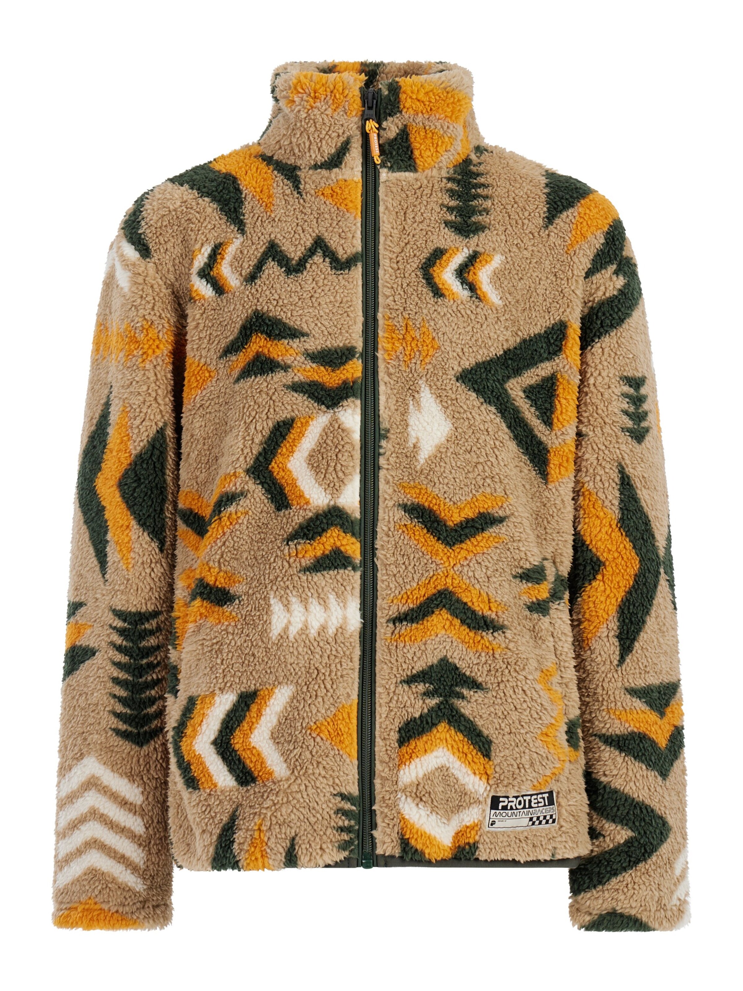 PROTEST Fleecejacke 'PRTMalton JR'‌‌‌ in Grün: Vorderseite