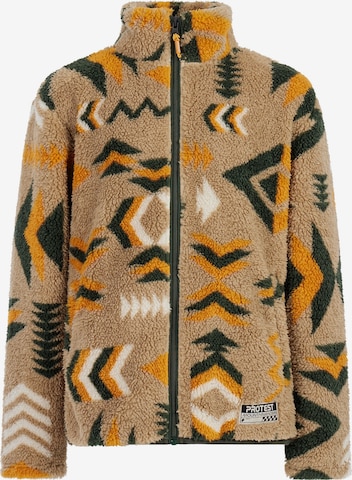 PROTEST Fleecejacke 'PRTMalton JR' in Grün: Vorderseite