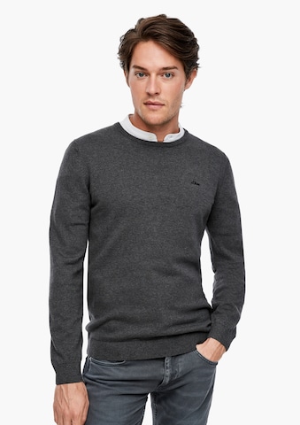 Pull-over s.Oliver en gris : devant