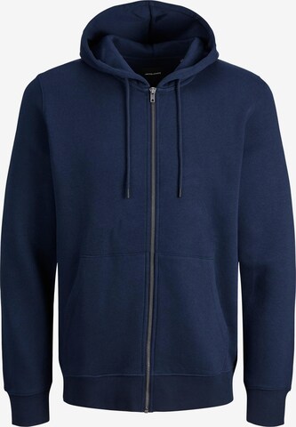 Veste de survêtement 'Bradley' Jack & Jones Plus en bleu : devant