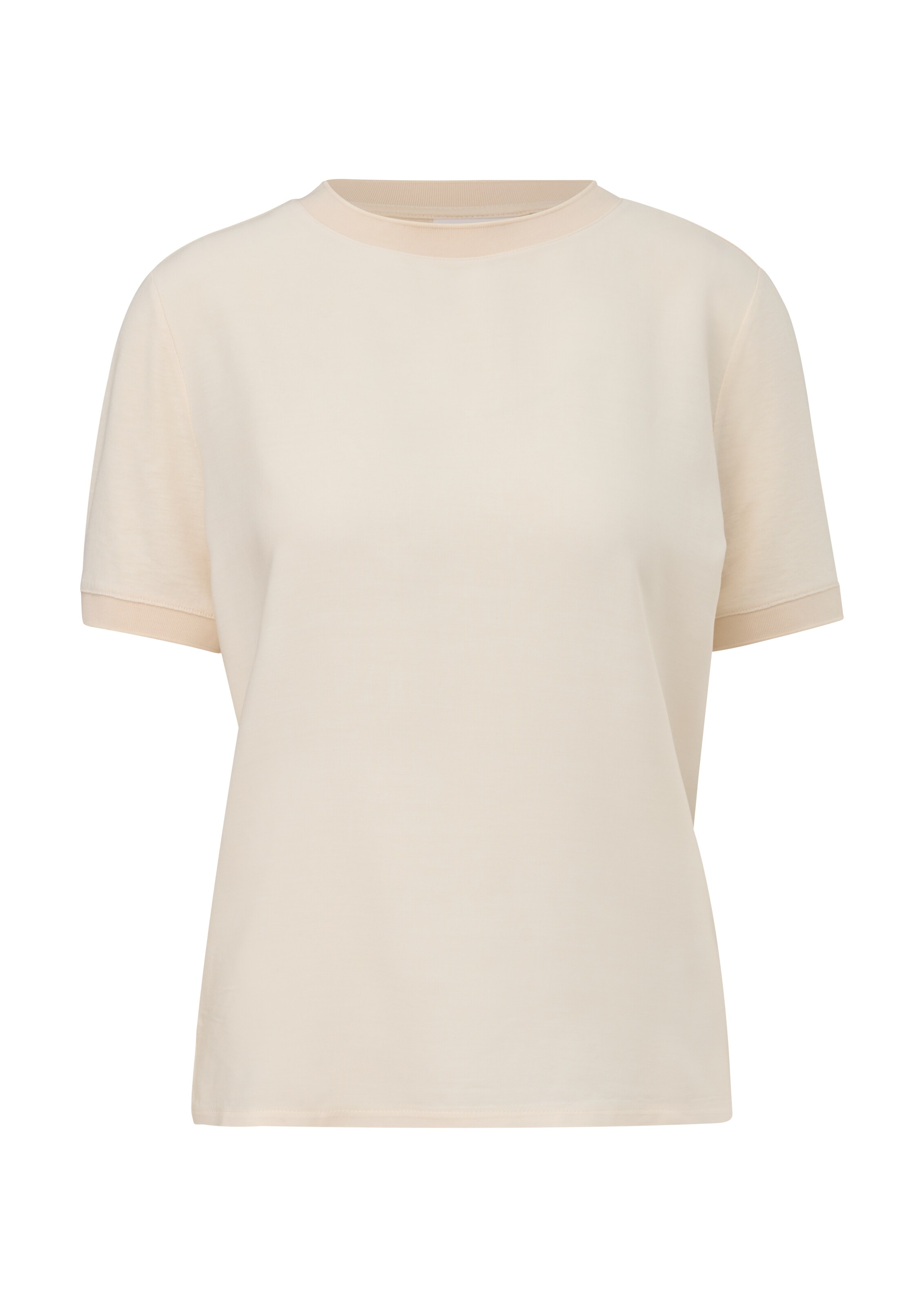 T-shirt comma casual identity en beige : devant