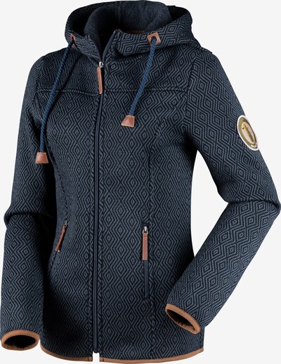 LASCANA ACTIVE Veste en polaire fonctionnelle en bleu marine / noir, Vue avec produit