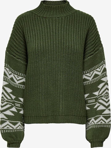 Pull-over 'AZTA' ONLY en vert : devant