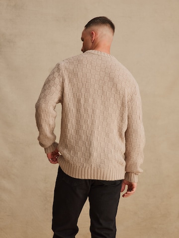 Pull-over 'Hermann' DAN FOX APPAREL en gris