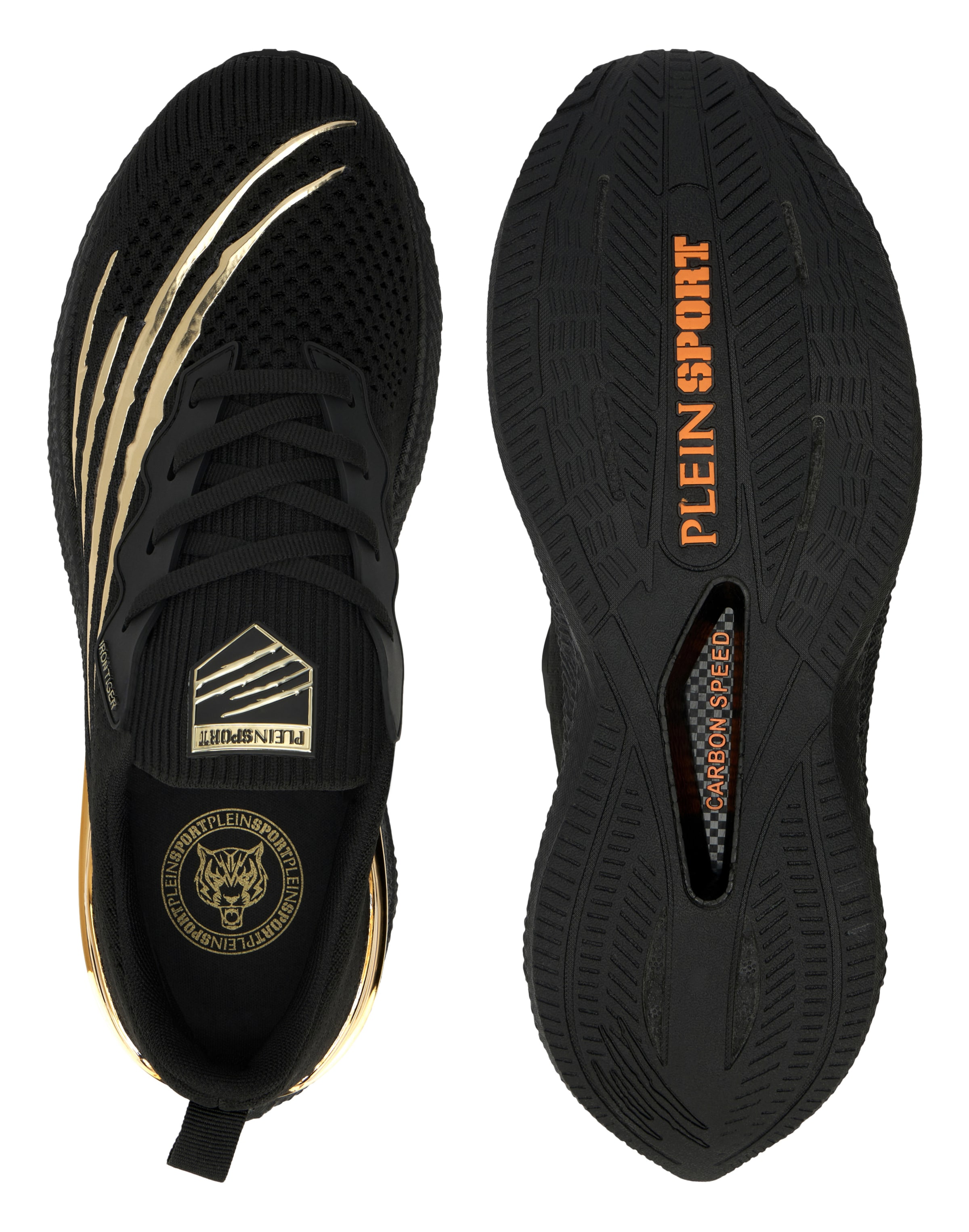 Baskets basses 'Tiger' Plein Sport en noir