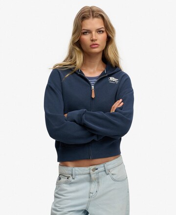 Superdry & Co Zip-Up Hoodie in Blue