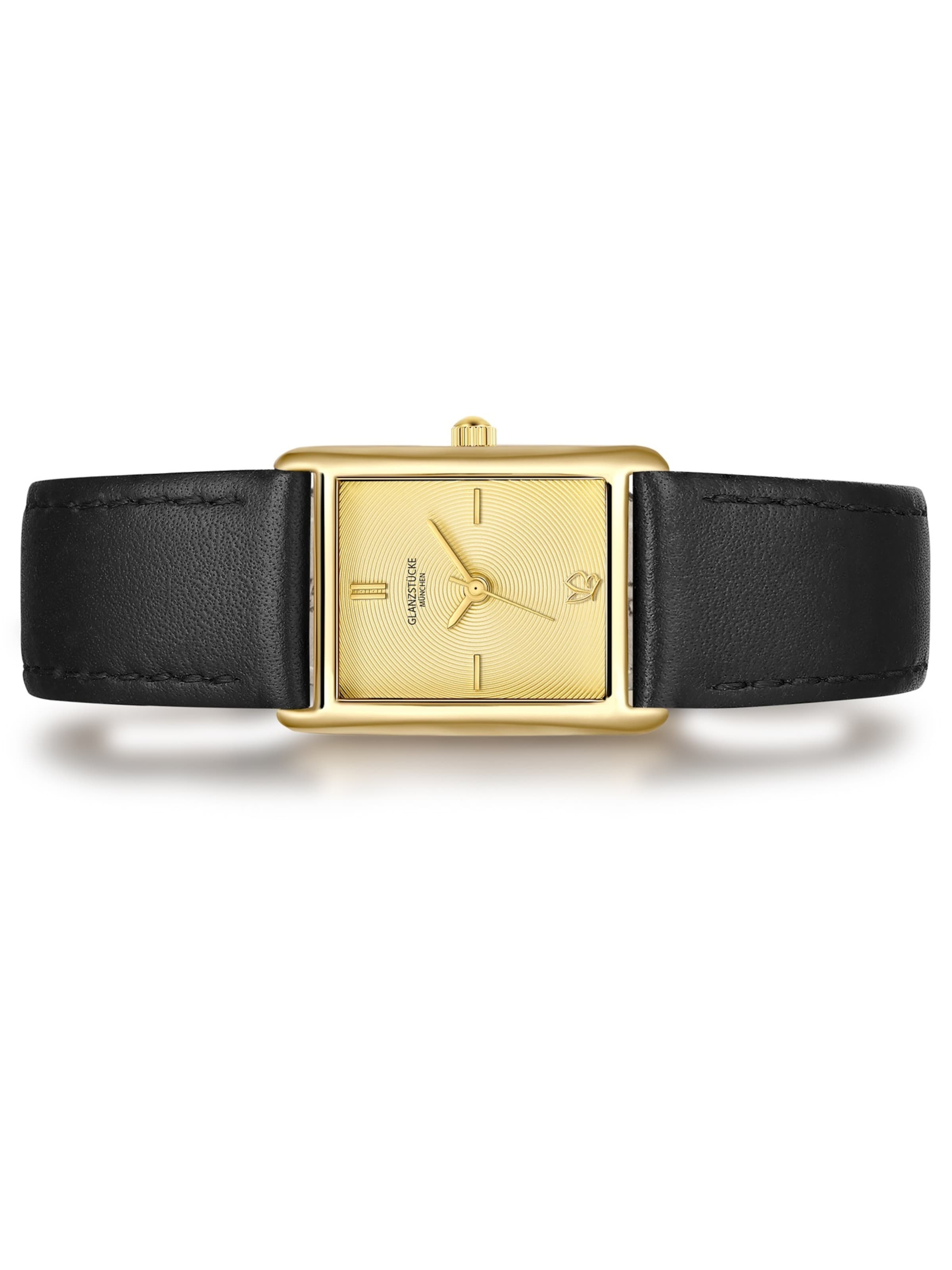 Glanzstücke München - Reloj analógico en negro