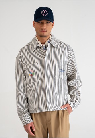 Prohibited Jacke 'Striped Harrington' in Mischfarben: Vorderseite