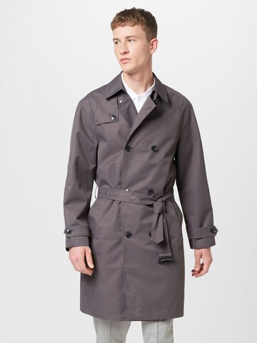 BURTON MENSWEAR LONDON Prechodný kabát - Sivá: predná strana