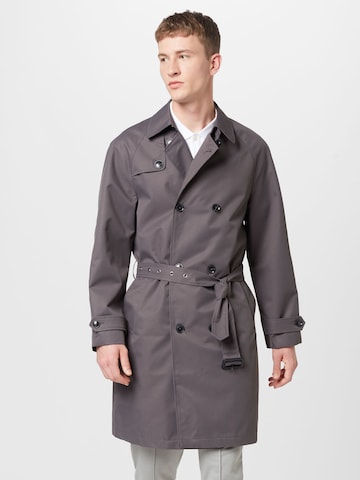 BURTON MENSWEAR LONDON Between-seasons coat in Grey: front