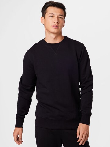 BJÖRN BORG Athletic Sweatshirt in Black: front