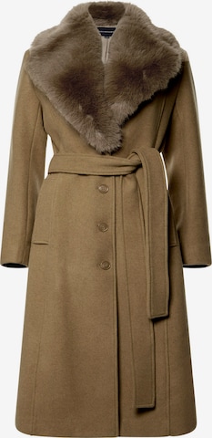 FRENCH CONNECTION Between-seasons coat 'Favan' in Brown: front