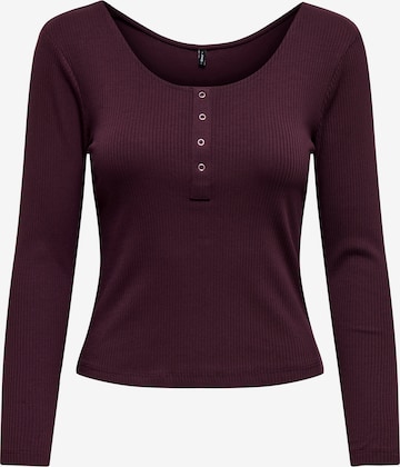 Only Petite Majica 'ONLSIMPLE' | rdeča barva: sprednja stran