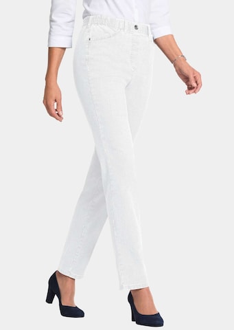Goldner Regular Jeans 'Martha' in Weiß