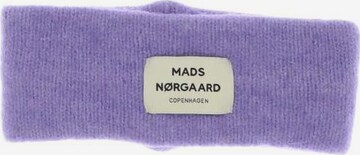 MADS NORGAARD COPENHAGEN Hat & Cap in One size in Purple: front