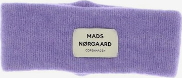 MADS NORGAARD COPENHAGEN Hat & Cap in One size in Purple: front