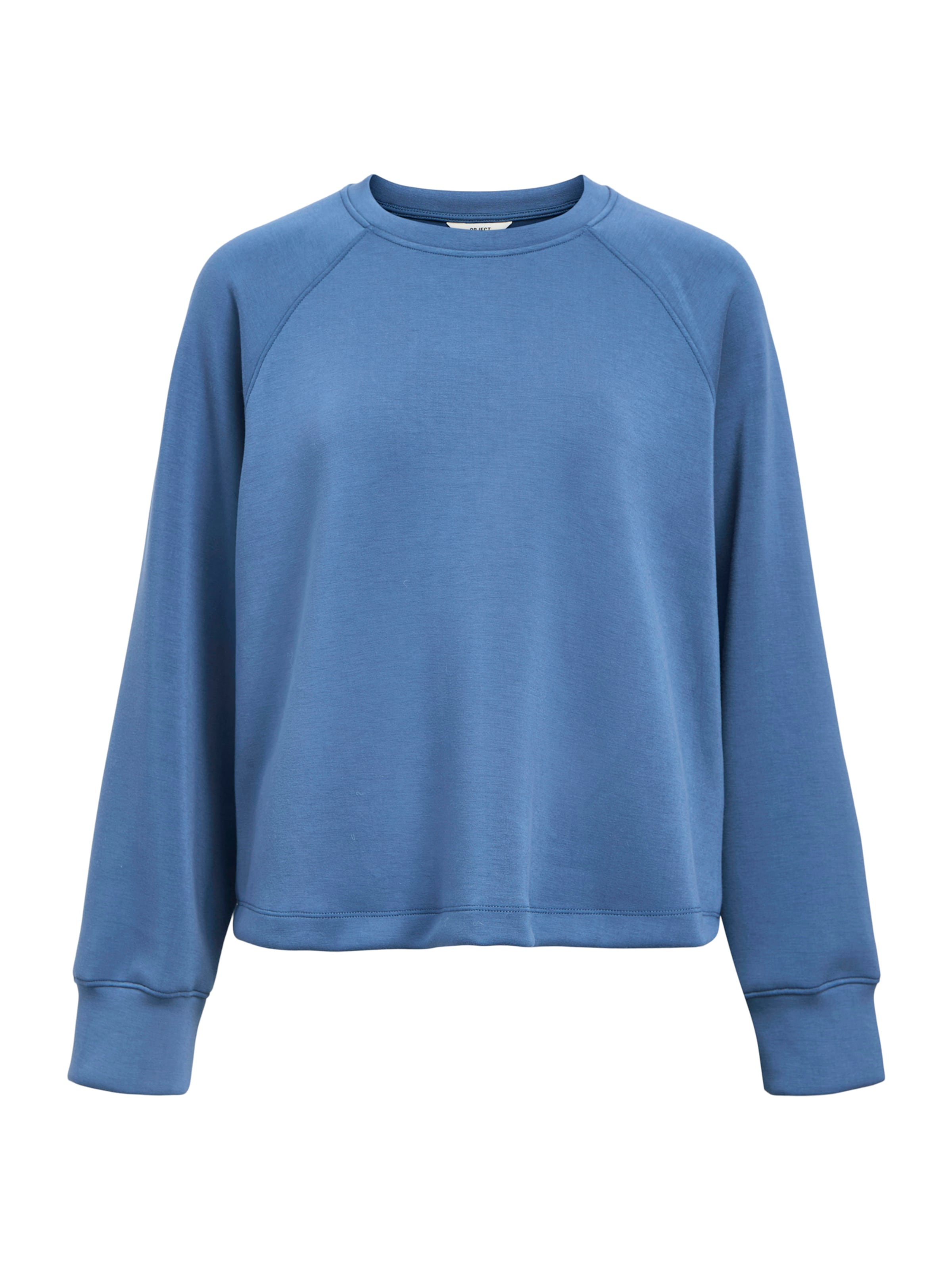 OBJECTSweater majica 'OBJANDREA' - plava boja: prednji dio