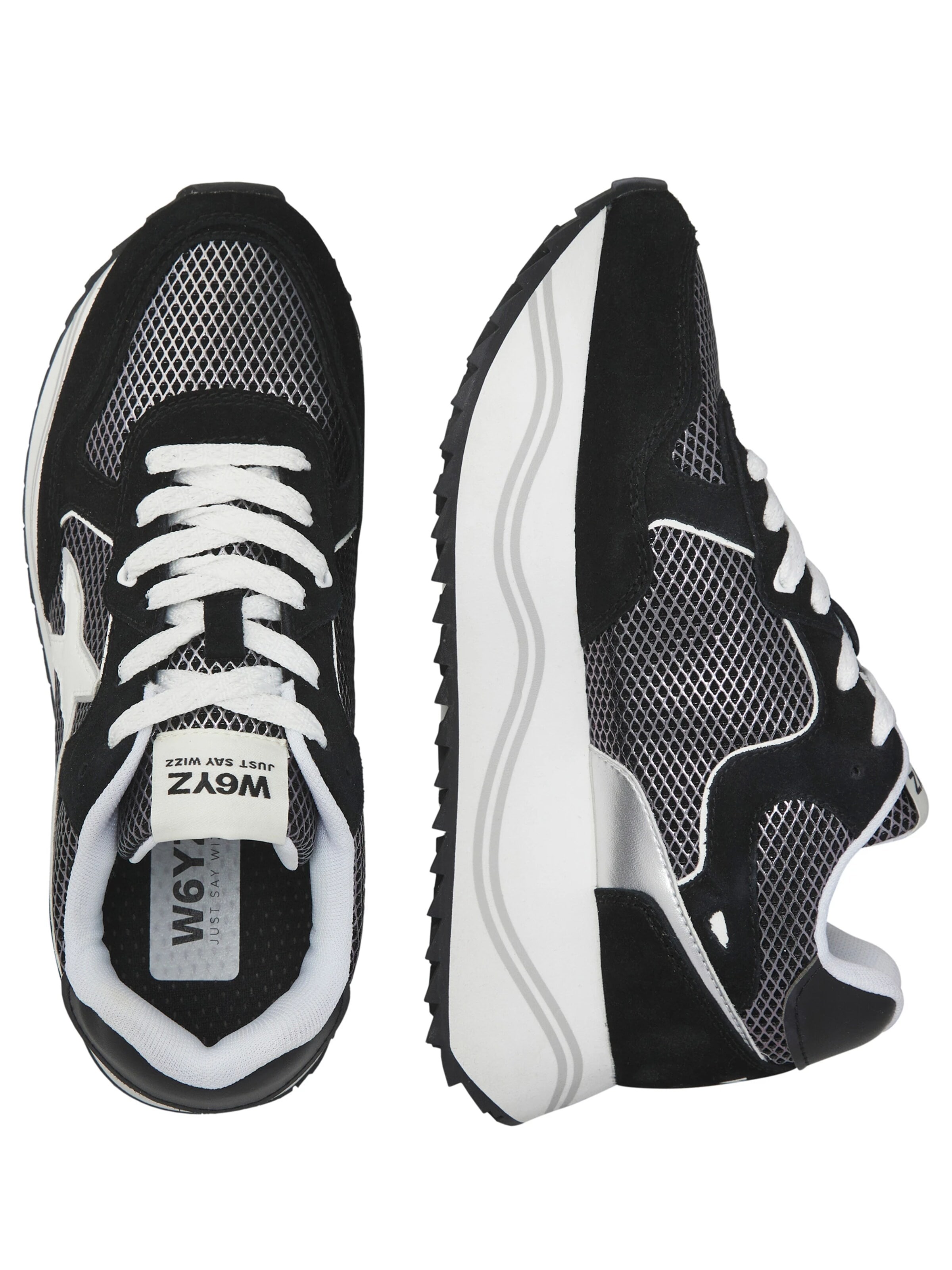 Chaussure à lacets 'DEVA W.' W6YZ en noir