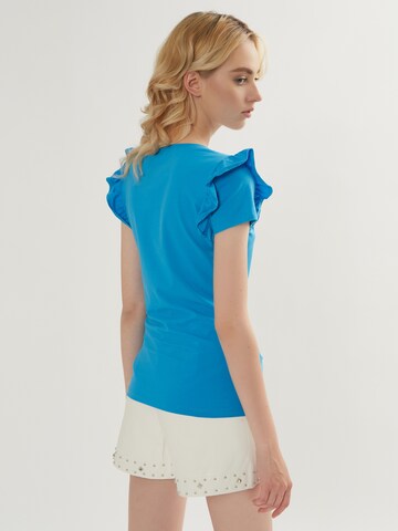 Influencer Shirt 'Precious Fancy' in Blue
