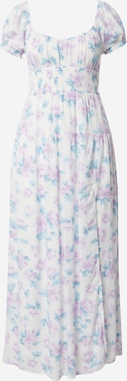 HOLLISTER Vestido de verão em azul claro / lilás / branco, Vista do artigo
