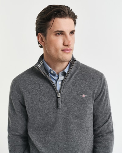 GANT Pull-over en gris chiné, Vue avec produit