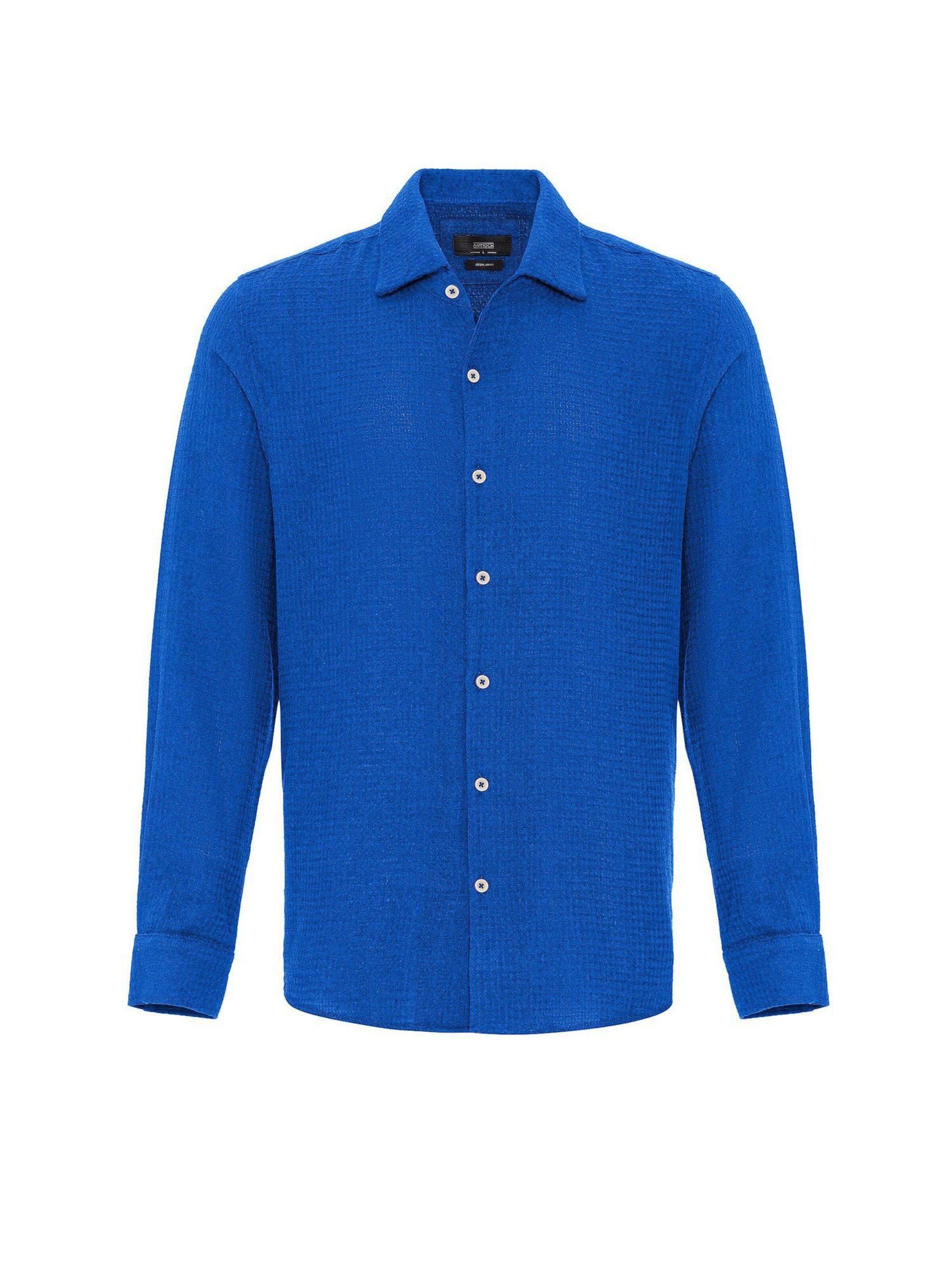 Antioch Средняя посадка Рубашка в Синий: спереди