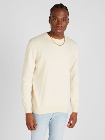 MADS NORGAARD COPENHAGEN Pullover in Beige: predná strana