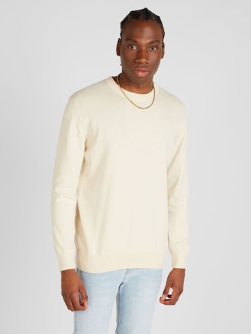 MADS NORGAARD COPENHAGEN Pullover i beige: forside
