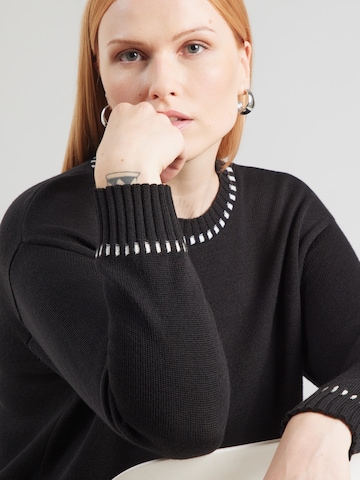 Persona by Marina Rinaldi Pullover 'PULVINO' in Schwarz