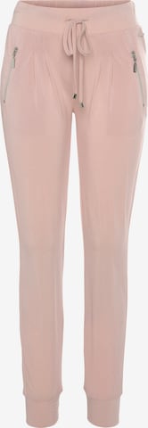 LAURA SCOTT Pants in Pink: front