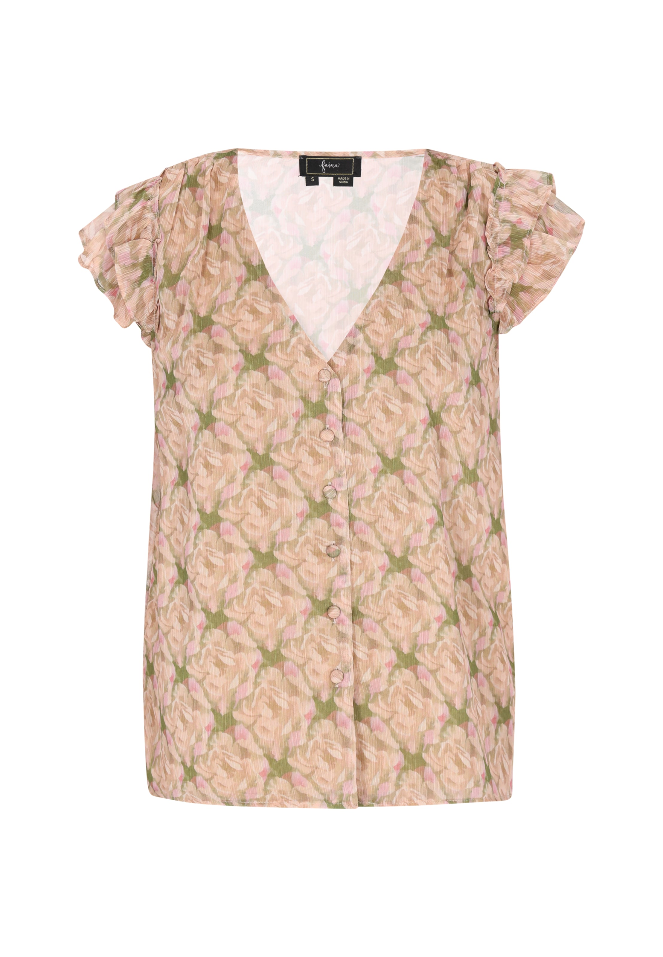 faina Bluse &#x27;Fashion Look&#x27; i beige: forside