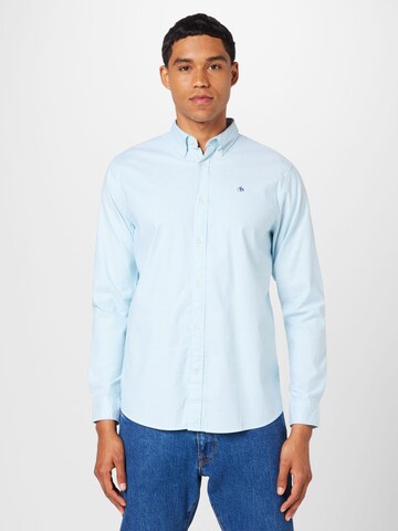 SCOTCH & SODA - Ajuste regular Camisa 'Essentials' en azul: frente