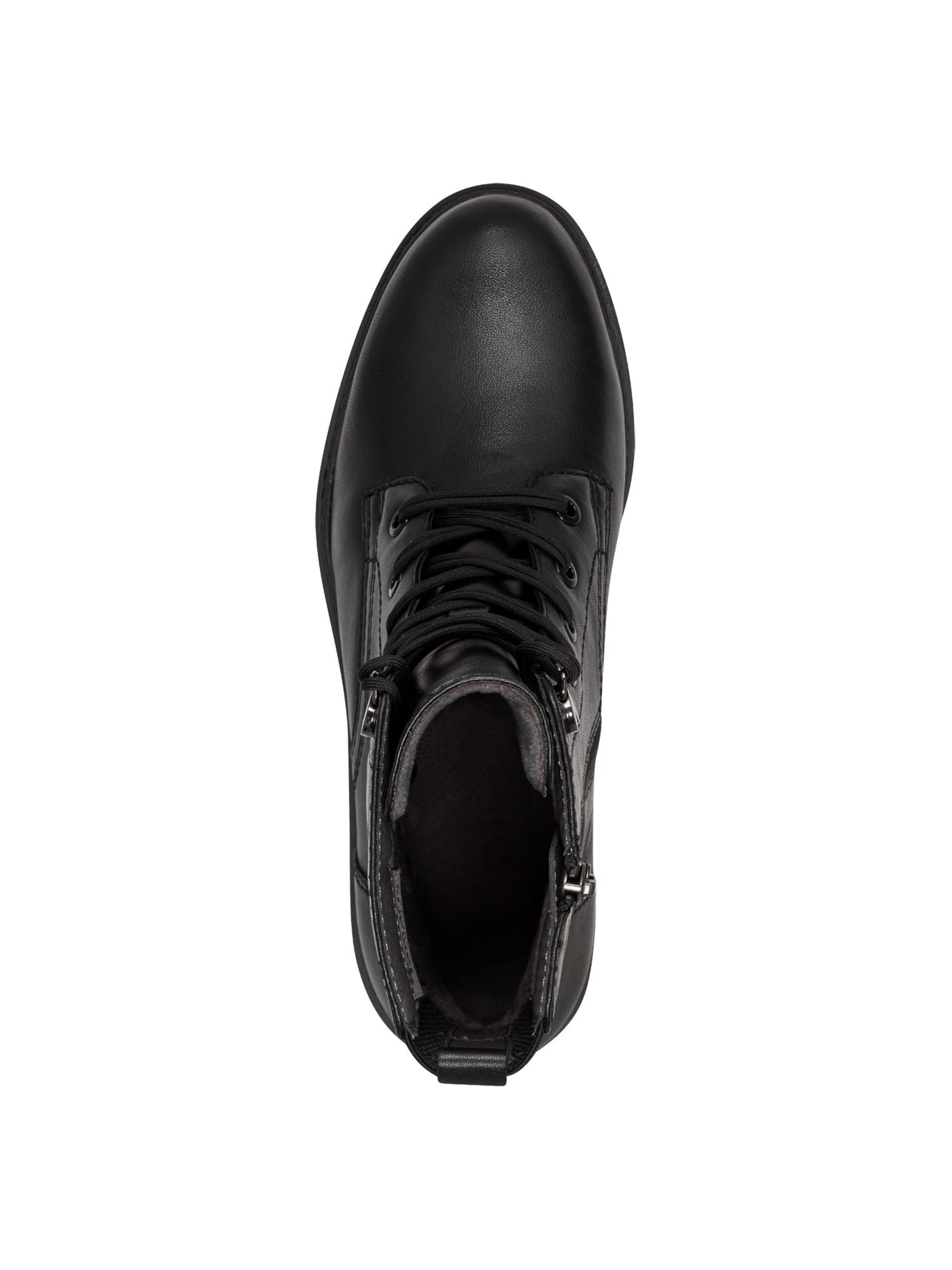 Bottines à lacets Tamaris en noir