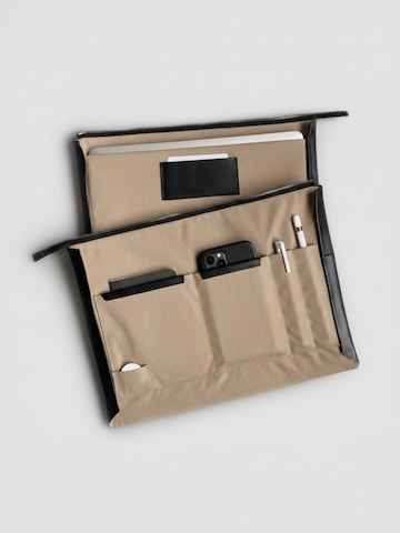 NEGOTIA Leather Laptoptas 'Notion 14 inch' in Bruin