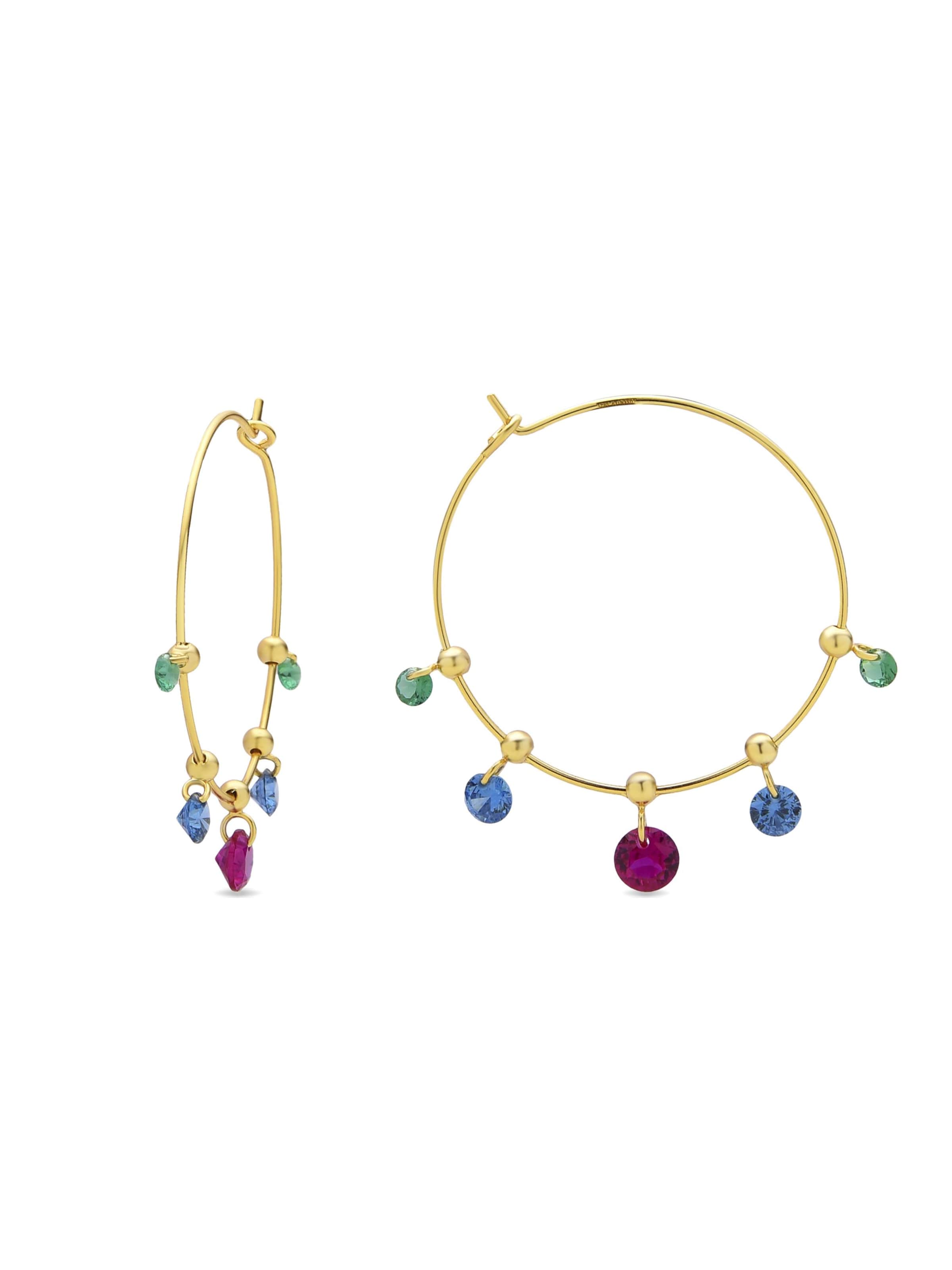 Luxenter Pendientes 'Yhapec' en mezcla de colores, Vista del producto