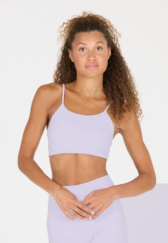 Athlecia Bralette Sports bra 'Bloom' in Purple: front