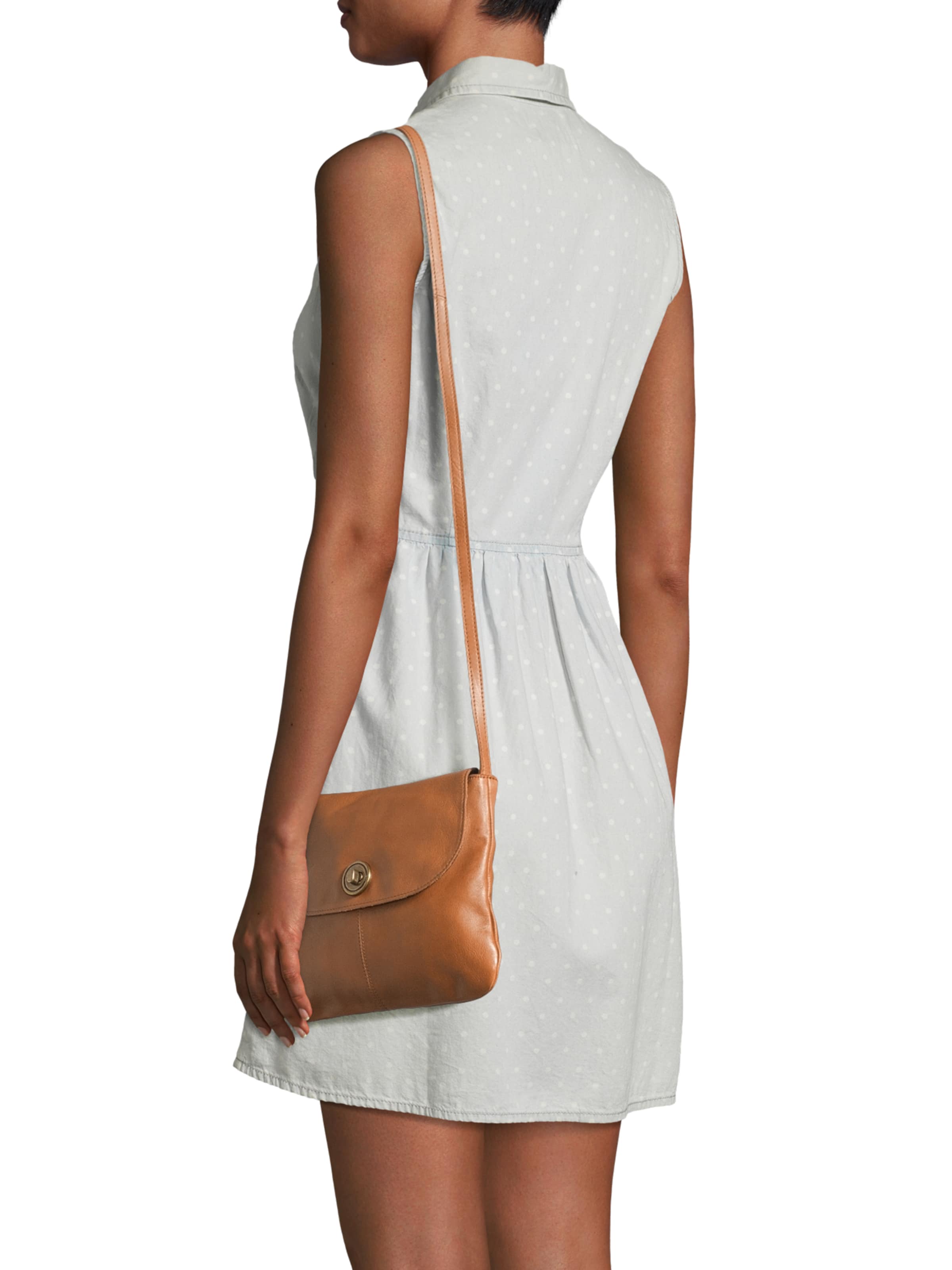 PIECES Crossbody Bag 'TALLY' in Brown