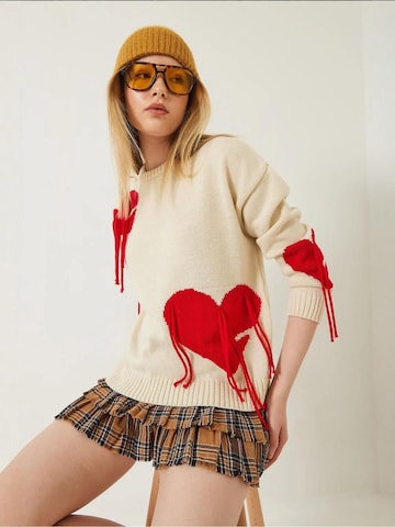 Bianco Lucci Kampsun 'Pullover', värv beež