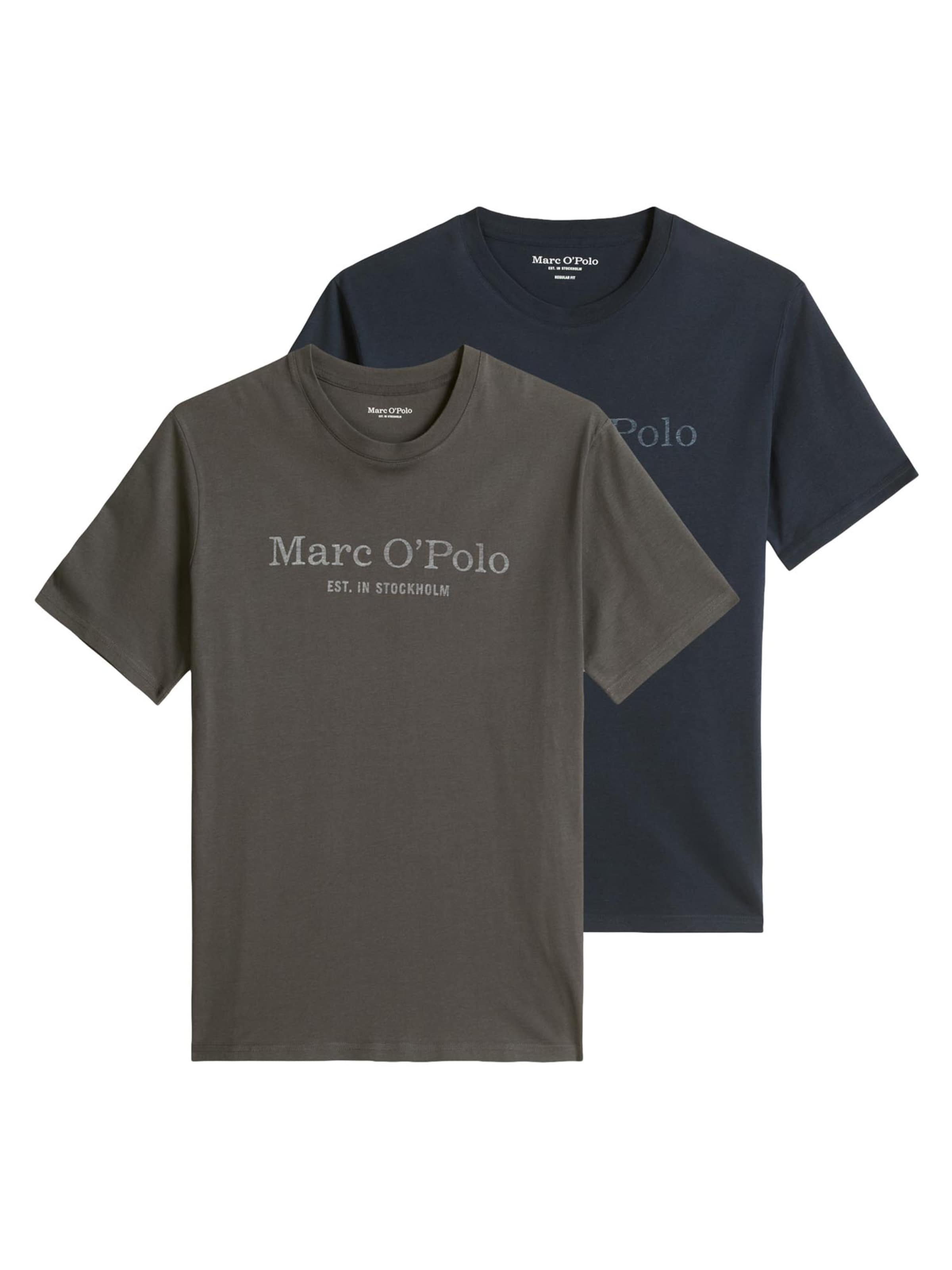 Marc O'Polo Shirt 'Kjer' in Blue: front