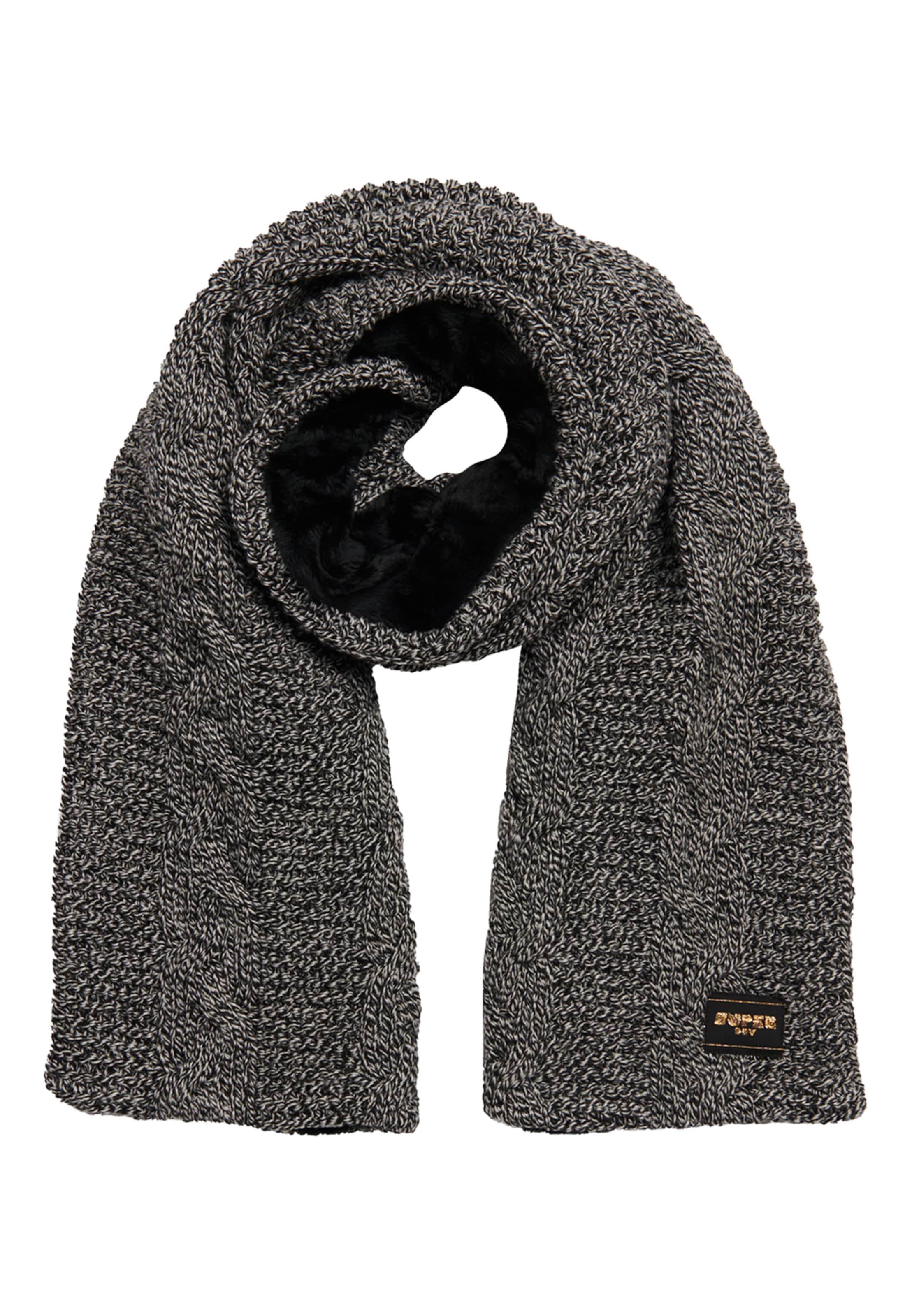 Sciarpa di Superdry & Co in nero: frontale