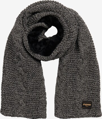 Superdry Scarf in Black: front